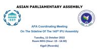 APA Coordinating Meeting on the sideline of the 145th IPU Assembly